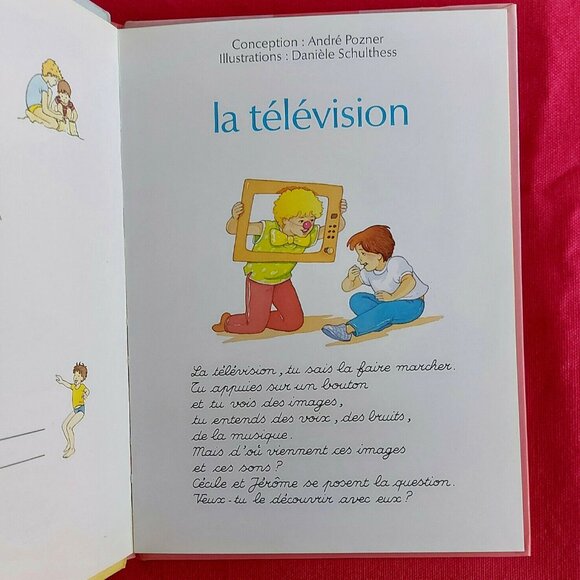 La Télévision FRENCH Language Kids HC Book Viens Voir! 3 4 5 Ans Andre Posner - Picture 4 of 10